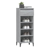 ZNTS Shoe Rack Grey Sonoma 40x36x105 cm Engineered Wood 819786
