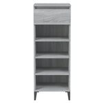 ZNTS Shoe Rack Grey Sonoma 40x36x105 cm Engineered Wood 819786