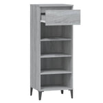 ZNTS Shoe Rack Grey Sonoma 40x36x105 cm Engineered Wood 819786