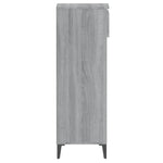 ZNTS Shoe Rack Grey Sonoma 40x36x105 cm Engineered Wood 819786