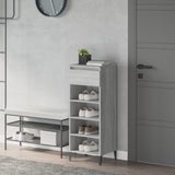 ZNTS Shoe Rack Grey Sonoma 40x36x105 cm Engineered Wood 819786