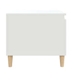 ZNTS Coffee Table White 100x50x45 cm Engineered Wood 821124