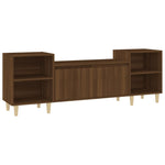 ZNTS TV Cabinet Brown Oak 160x35x55 cm Engineered Wood 821195