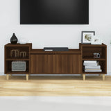 ZNTS TV Cabinet Brown Oak 160x35x55 cm Engineered Wood 821195