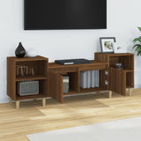 ZNTS TV Cabinet Brown Oak 160x35x55 cm Engineered Wood 821195