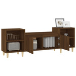 ZNTS TV Cabinet Brown Oak 160x35x55 cm Engineered Wood 821195