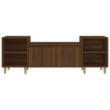 ZNTS TV Cabinet Brown Oak 160x35x55 cm Engineered Wood 821195