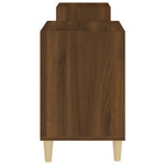 ZNTS TV Cabinet Brown Oak 160x35x55 cm Engineered Wood 821195