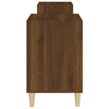 ZNTS TV Cabinet Brown Oak 160x35x55 cm Engineered Wood 821195