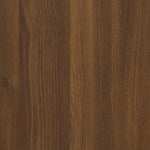 ZNTS TV Cabinet Brown Oak 160x35x55 cm Engineered Wood 821195