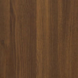 ZNTS TV Cabinet Brown Oak 160x35x55 cm Engineered Wood 821195