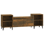 ZNTS TV Cabinet Smoked Oak 160x35x55 cm Engineered Wood 821201