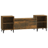 ZNTS TV Cabinet Smoked Oak 160x35x55 cm Engineered Wood 821201