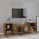 ZNTS TV Cabinet Smoked Oak 160x35x55 cm Engineered Wood 821201
