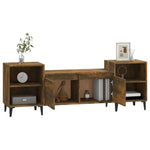 ZNTS TV Cabinet Smoked Oak 160x35x55 cm Engineered Wood 821201