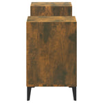 ZNTS TV Cabinet Smoked Oak 160x35x55 cm Engineered Wood 821201
