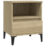 ZNTS Bedside Cabinet Sonoma Oak 40x35x50 cm 821816