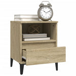ZNTS Bedside Cabinet Sonoma Oak 40x35x50 cm 821816