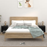 ZNTS Bedside Cabinets 2 pcs Black 40x35x50 cm 821861