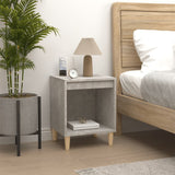 ZNTS Bedside Cabinets 2 pcs Concrete Grey 40x35x50 cm 821867