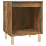 ZNTS Bedside Cabinets 2 pcs Smoked Oak 40x35x50 cm 821869