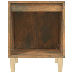 ZNTS Bedside Cabinets 2 pcs Smoked Oak 40x35x50 cm 821869