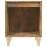 ZNTS Bedside Cabinets 2 pcs Smoked Oak 40x35x50 cm 821869