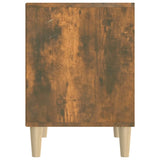 ZNTS Bedside Cabinets 2 pcs Smoked Oak 40x35x50 cm 821869