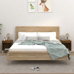 ZNTS Bedside Cabinets 2 pcs Smoked Oak 40x35x50 cm 821869