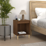 ZNTS Bedside Cabinets 2 pcs Brown Oak 40x35x50 cm 821873