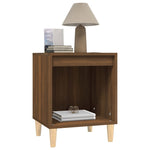 ZNTS Bedside Cabinets 2 pcs Brown Oak 40x35x50 cm 821873
