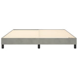 ZNTS Box Spring Bed Frame Light Grey 180x200 cm 6FT Super King Velvet 3120784