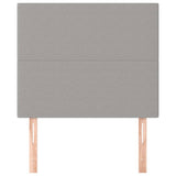 ZNTS Headboards 2 pcs Light Grey 100x5x78/88 cm Fabric 3116042