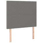 ZNTS Headboards 2 pcs Dark Grey 100x5x78/88 cm Fabric 3116043