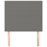 ZNTS Headboards 2 pcs Dark Grey 100x5x78/88 cm Fabric 3116043