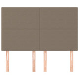 ZNTS Headboards 4 pcs Taupe 72x5x78/88 cm Fabric 3116054