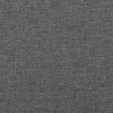 ZNTS Headboards 4 pcs Dark Grey 100x5x78/88 cm Fabric 3116075