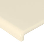 ZNTS Headboards 2 pcs Cream 100x5x78/88 cm Faux Leather 3116138