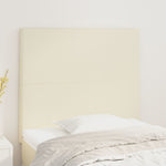 ZNTS Headboards 2 pcs Cream 100x5x78/88 cm Faux Leather 3116138