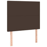 ZNTS Headboards 2 pcs Brown 100x5x78/88 cm Faux Leather 3116139