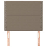 ZNTS Headboards 2 pcs Taupe 80x5x78/88 cm Fabric 3116170