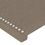 ZNTS Headboards 2 pcs Taupe 80x5x78/88 cm Fabric 3116170