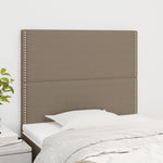 ZNTS Headboards 2 pcs Taupe 80x5x78/88 cm Fabric 3116170