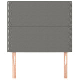 ZNTS Headboards 2 pcs Dark Grey 90x5x78/88 cm Fabric 3116175