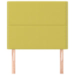 ZNTS Headboards 2 pcs Green 90x5x78/88 cm Fabric 3116181