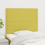 ZNTS Headboards 2 pcs Green 90x5x78/88 cm Fabric 3116181