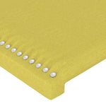 ZNTS Headboards 4 pcs Green 100x5x78/88 cm Fabric 3116221