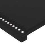ZNTS Headboards 2 pcs Black 80x5x78/88 cm Faux Leather 3116264