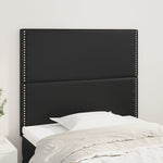 ZNTS Headboards 2 pcs Black 80x5x78/88 cm Faux Leather 3116264