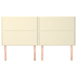 ZNTS Headboards 4 pcs Cream 90x5x78/88 cm Faux Leather 3116296